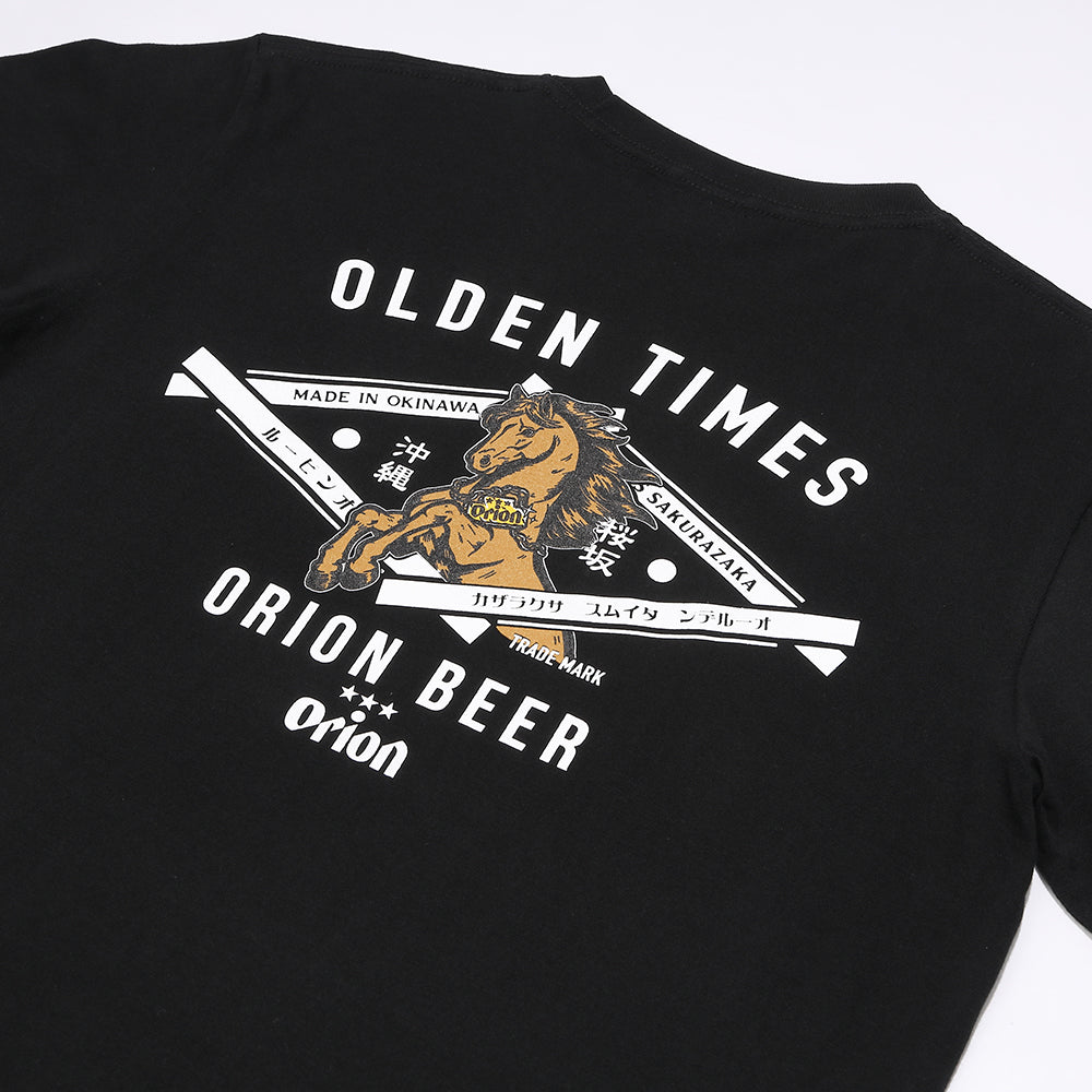 ORION×OLDENTIMES 26初売り】那覇桜坂 ロングスリーブTシャツ ブラック