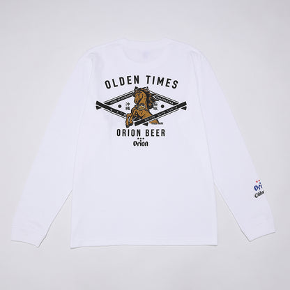 【ORION×OLDENTIMES 26初売り】那覇桜坂ロングスリーブTシャツ　ホワイト