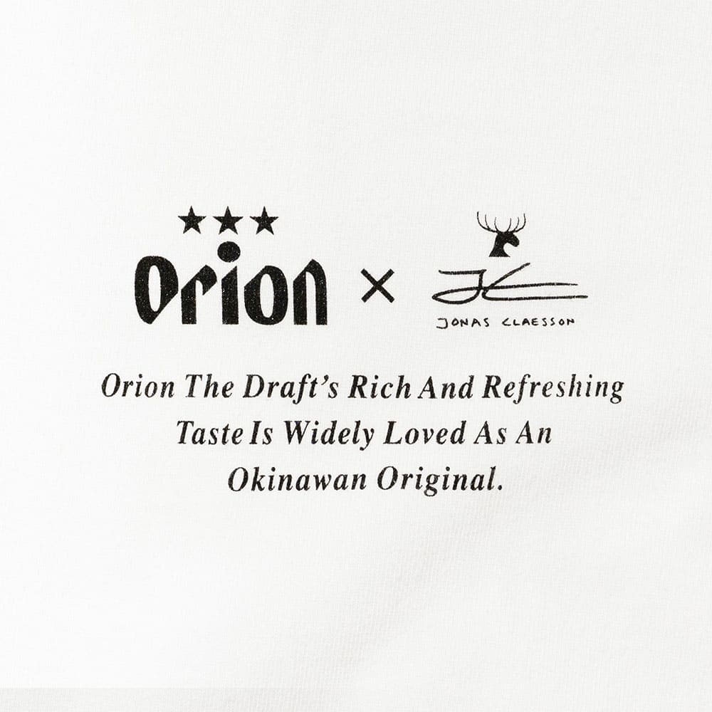 ORION×JONAS】BIRDY BOARDRIDERS TEE ホワイト オリオン orionジョナス