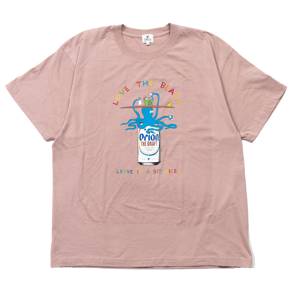 【ORION×JONAS】Love The Beach TEE（カラー：スモーキーピンク）