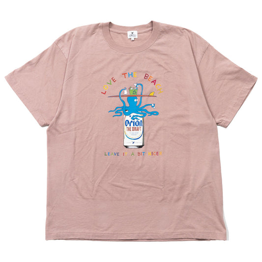 【ORION×JONAS】Love The Beach TEE（カラー：スモーキーピンク）