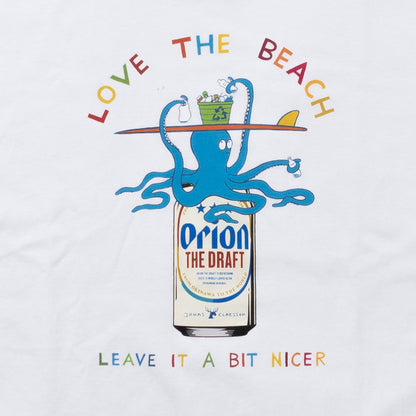 【ORION×JONAS】Love The Beach TEE（カラー：ホワイト）