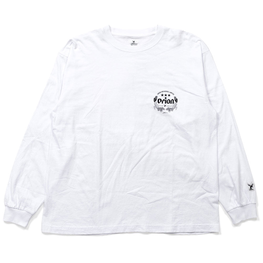 【ORION×JONAS】Bear L/S TEE（カラー：ホワイト）