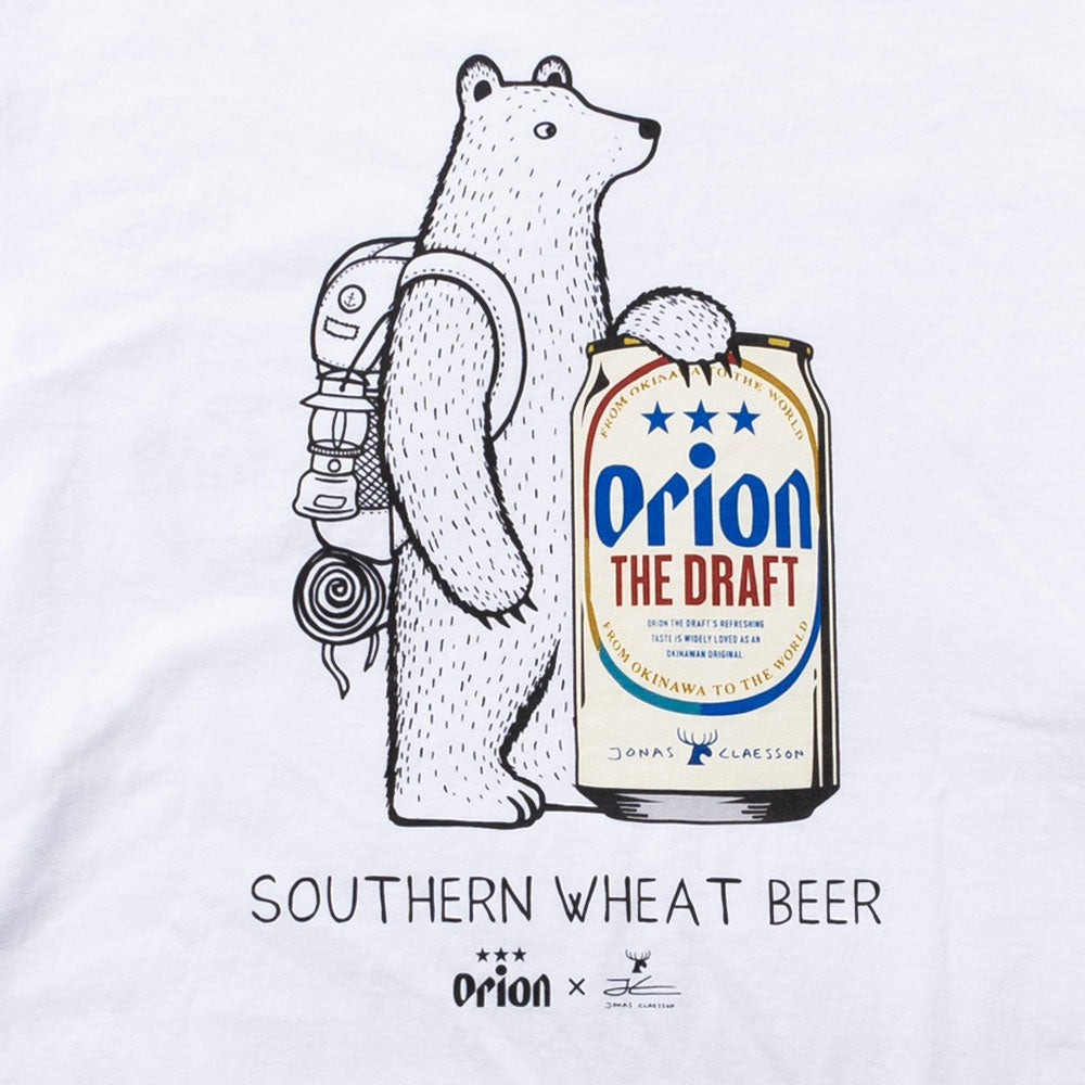 【ORION×JONAS】Bear L/S TEE（カラー：ホワイト）