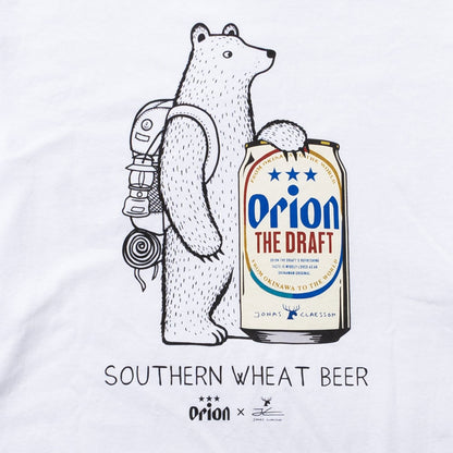 【ORION×JONAS】Bear L/S TEE（カラー：ホワイト）