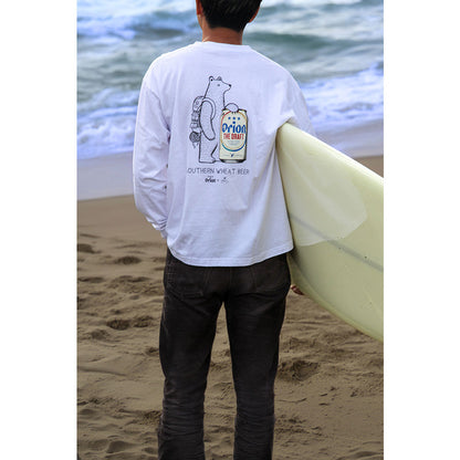 【ORION×JONAS】Bear L/S TEE（カラー：ホワイト）