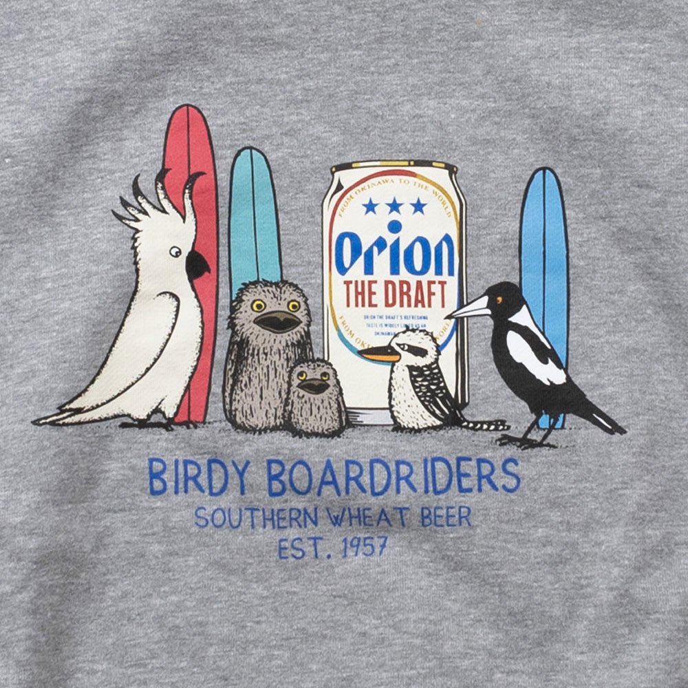 【ORION×JONAS】Birth Board Riders  Hoodie（カラー：ヘザーグレー）