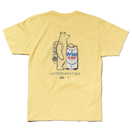 【ORION×JONAS】BEAR TEE　（カラー：ライトイエロー）