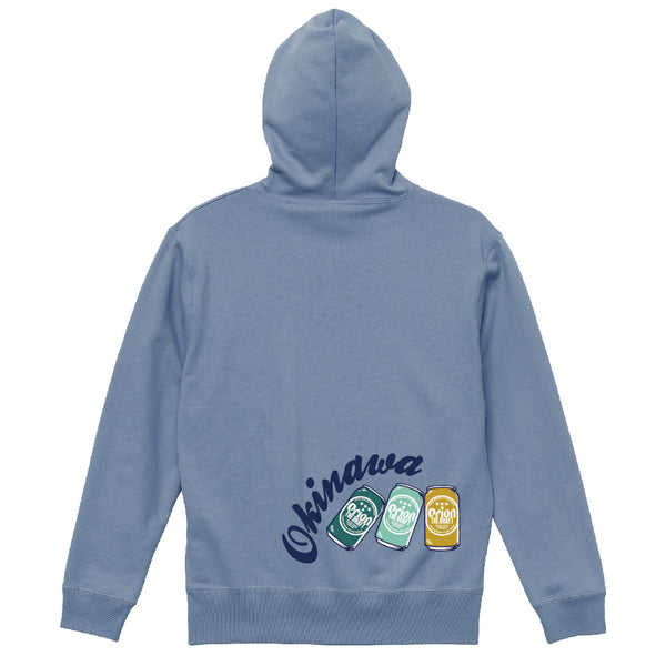 オリオンパーカー ビール3缶 カラー アシッドブルー ORION 長袖