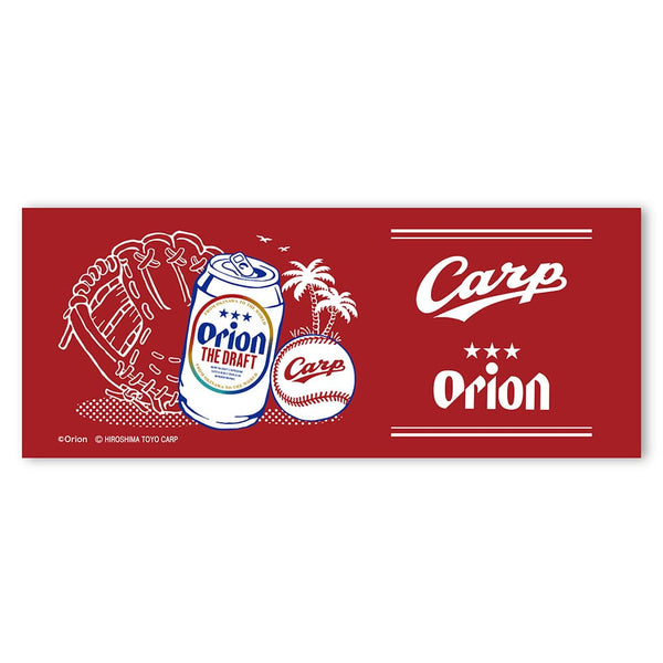 ORION×プロ野球2026 広島東洋カープ フェイスタオル コラボ 首掛け