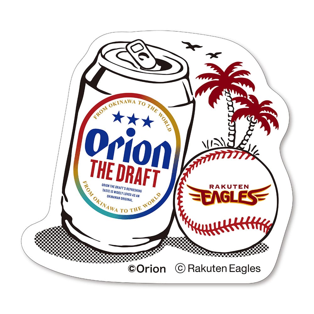 ORION×プロ野球2026 楽天イーグルス ステッカー（A） コラボ オリオン