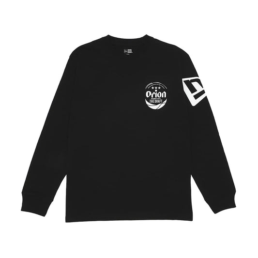 NEW ERA® ORION L/S Cotton Tee　カラー：BLACK