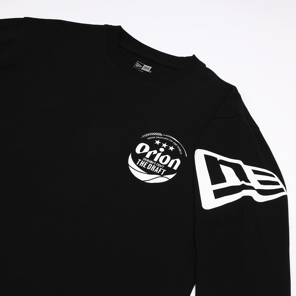 NEW ERA® ORION L/S Cotton Tee　カラー：BLACK