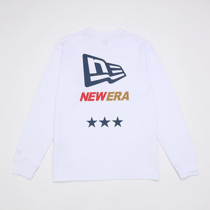 NEW ERA® ORION L/S Cotton Tee　カラー：WHITE