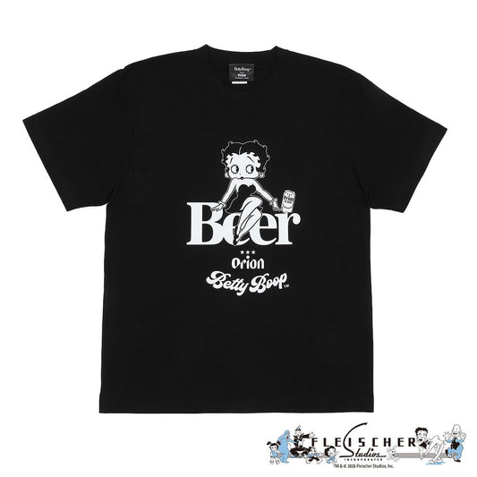 ORION×ベティー ブープ™コラボ BEER 半袖Ｔシャツ ブラック