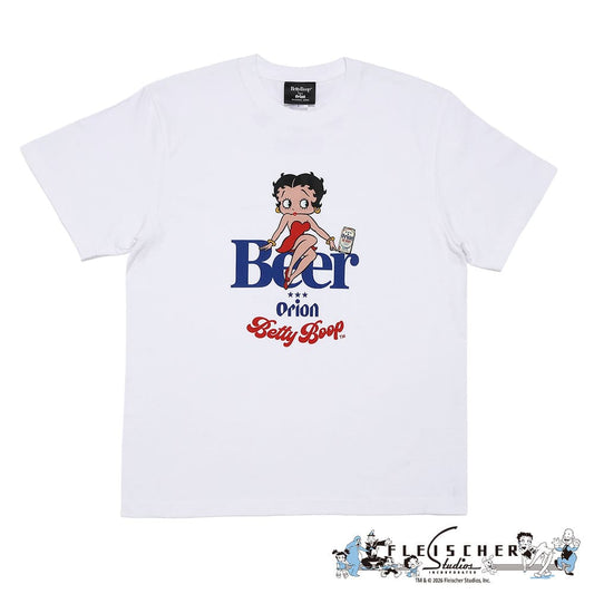 ORION×ベティー ブープ™コラボ BEER 半袖Ｔシャツ ホワイト
