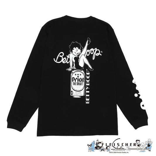 ORION×ベティー ブープ™コラボ ロングTシャツ ブラック