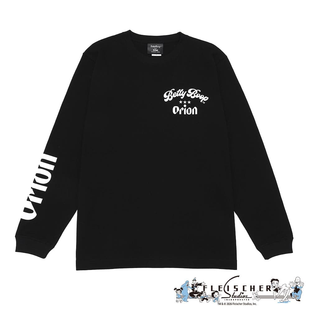ORION×ベティー ブープ™コラボ ロングTシャツ ブラック – オリオン