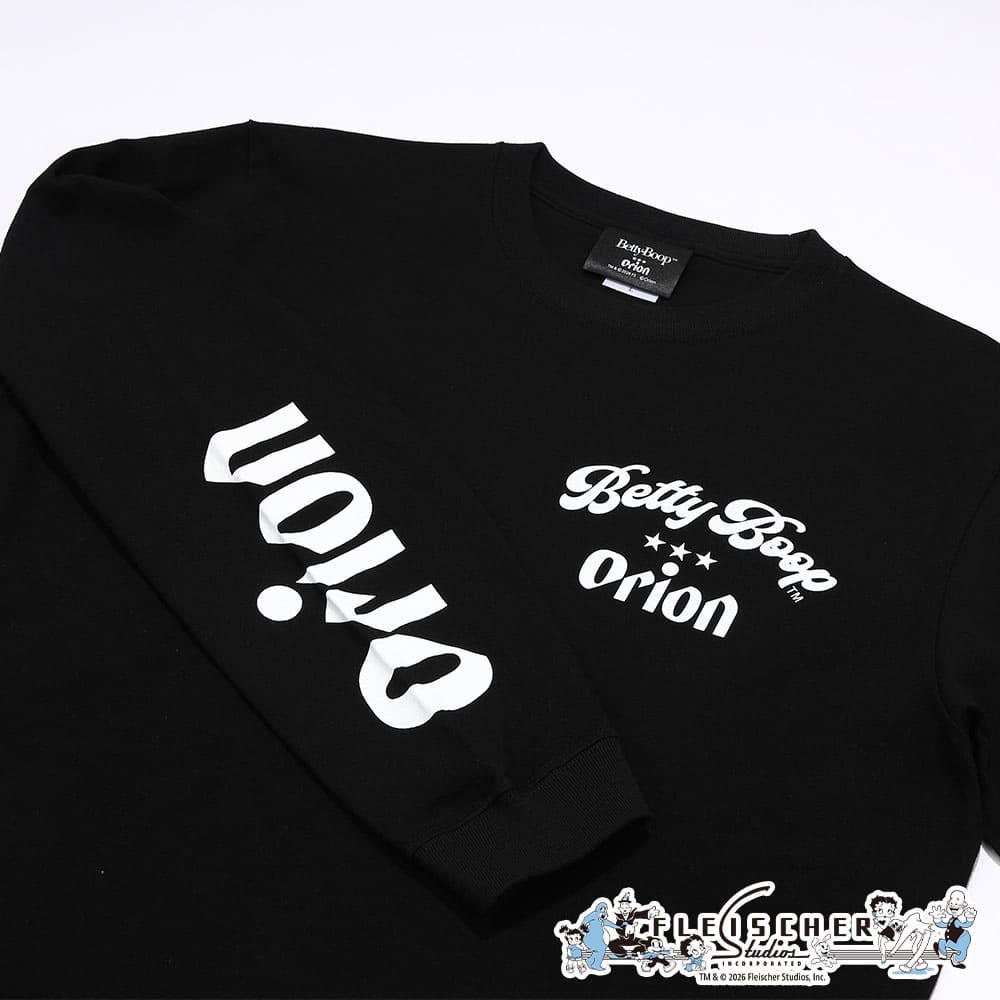 ORION×ベティー ブープ™コラボ ロングTシャツ ブラック – オリオン