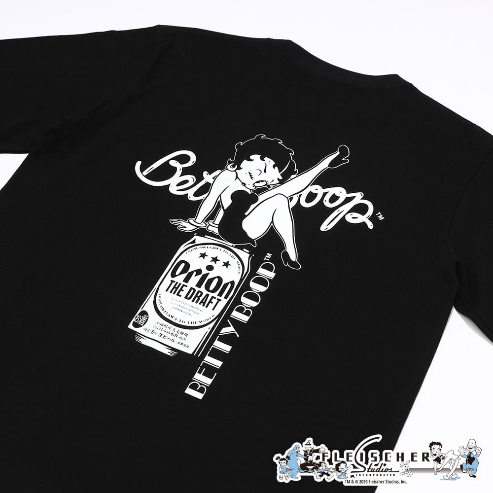 ORION×ベティー ブープ™コラボ ロングTシャツ ブラック – オリオン