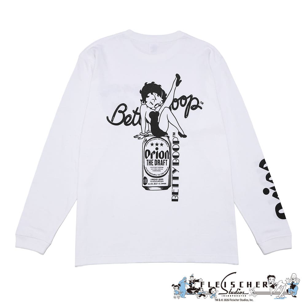 ORION×ベティー ブープ™コラボ ロングTシャツ ホワイト – オリオン