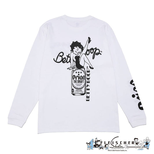 ORION×ベティー ブープ™コラボ ロングTシャツ ホワイト