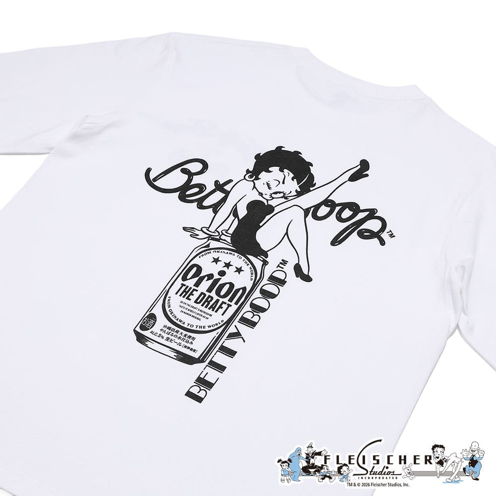 ORION×ベティー ブープ™コラボ ロングTシャツ ホワイト – オリオン