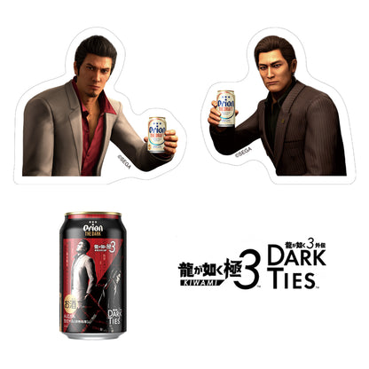 『龍が如く』コラボステッカー 3種セット