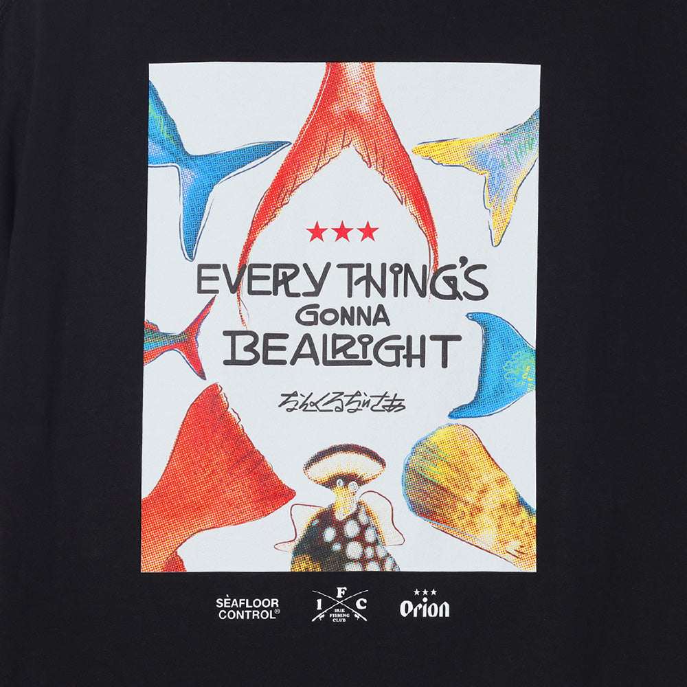I.F.C×ORION×SFC -3 STARS FISH TALES TEE-　カラー：BLACK