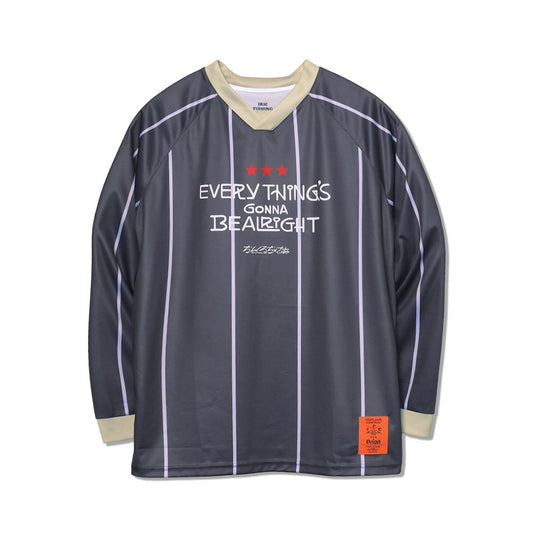 I.F.C×ORION×SFC -3 STARS DRY MESH L/S TEE-　カラー：CHARCOAL