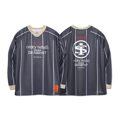 I.F.C×ORION×SFC -3 STARS DRY MESH L/S TEE-　カラー：CHARCOAL