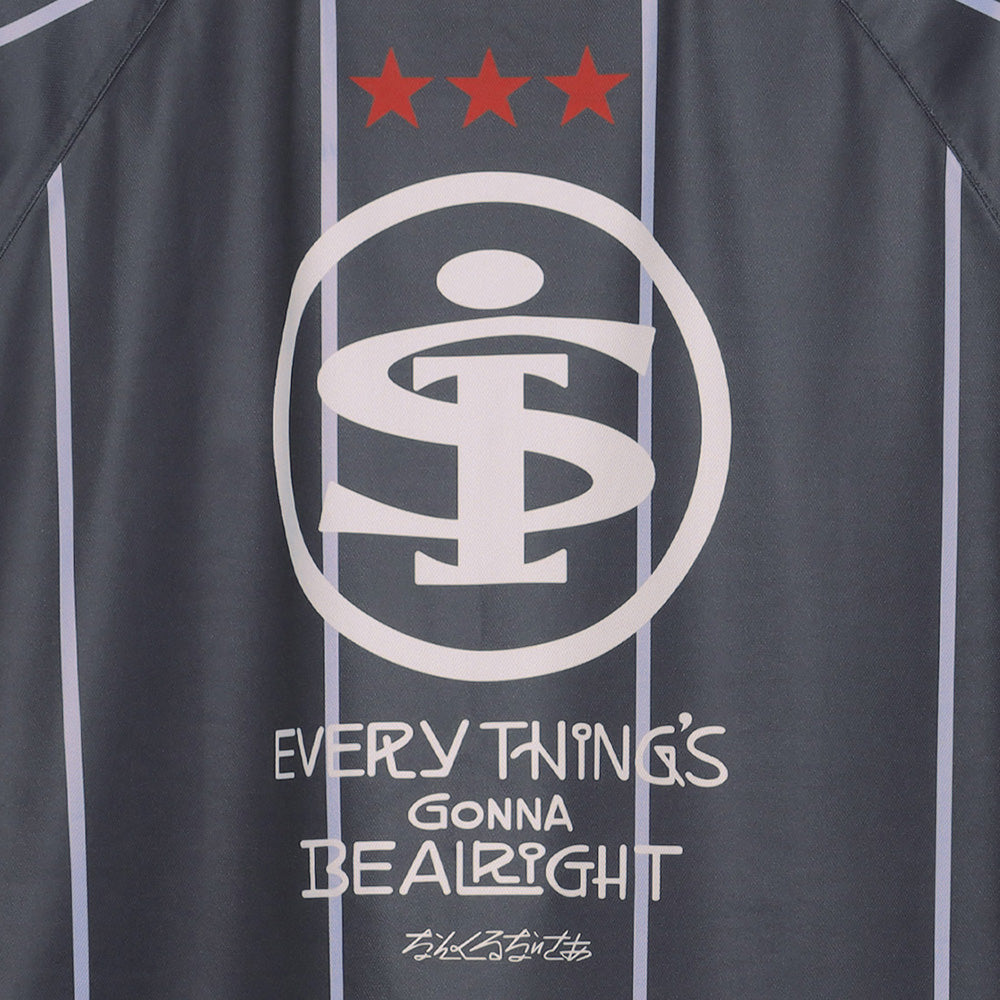 I.F.C×ORION×SFC -3 STARS DRY MESH L/S TEE-　カラー：CHARCOAL