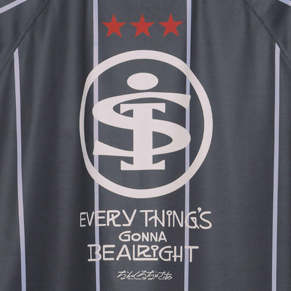 I.F.C×ORION×SFC -3 STARS DRY MESH L/S TEE-　カラー：CHARCOAL