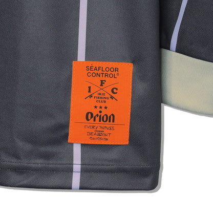 I.F.C×ORION×SFC -3 STARS DRY MESH L/S TEE-　カラー：CHARCOAL
