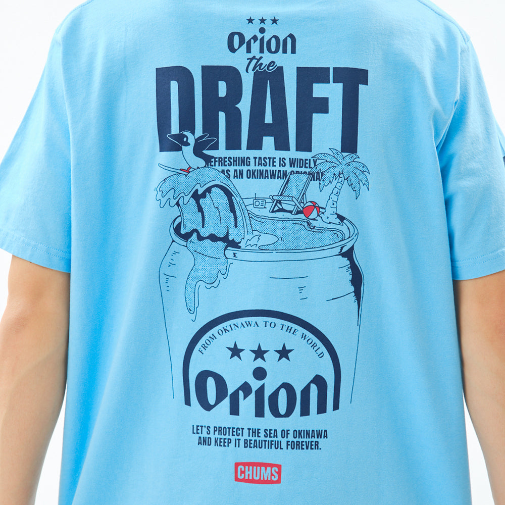 オリオンビール×チャムス】THE DRAFT Tシャツ ライトブルー【CHUMS