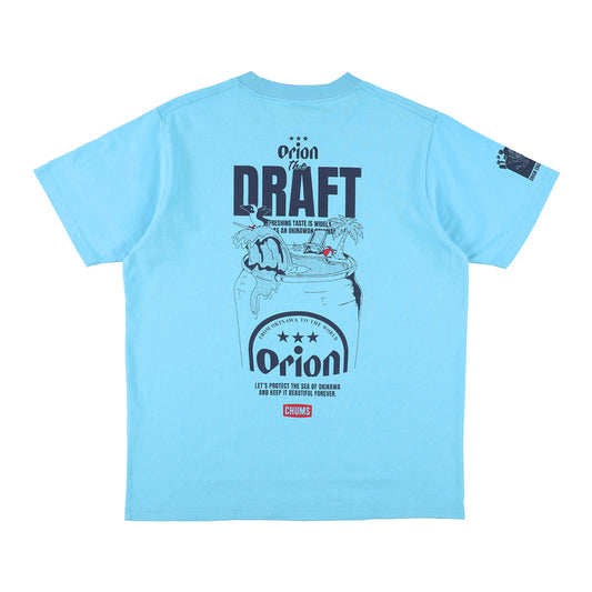 【ORION×CHUMSコラボ26SS】THE DRAFT Tシャツ Lt.BLUE（ライトブルー）【チャムスコラボ】