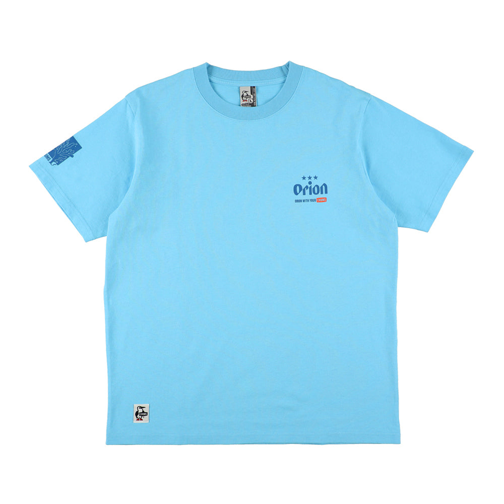 【ORION×CHUMSコラボ26SS】YUM YUM TOURS Tシャツ Lt.BLUE（ライトブルー）【チャムスコラボ】
