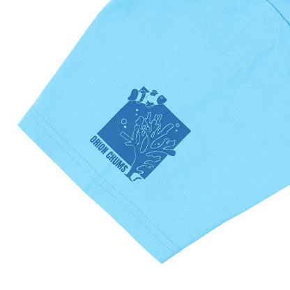 【ORION×CHUMSコラボ26SS】YUM YUM TOURS Tシャツ Lt.BLUE（ライトブルー）【チャムスコラボ】