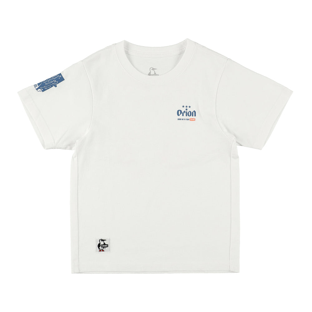 オリオンビール×チャムス】YUM YUM TOURS キッズTシャツ ホワイト