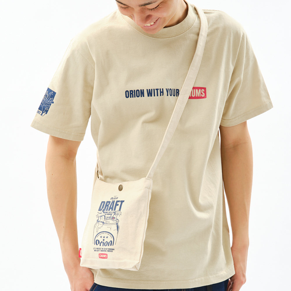 【ORION×CHUMSコラボ26SS】ショルダーポーチ BLACK（ブラック）【チャムスコラボ】