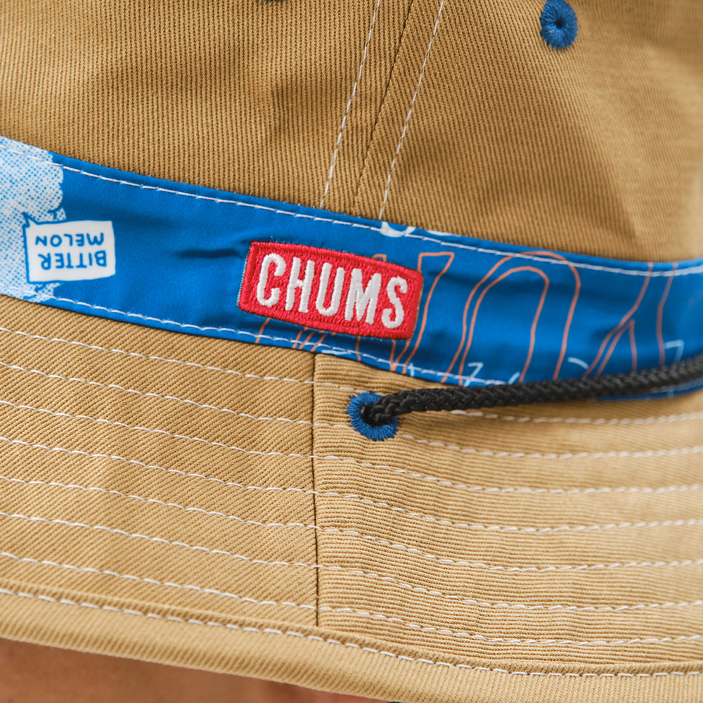 【ORION×CHUMSコラボ26SS】 リバーシブルハット BEIGE（ベージュ）【チャムスコラボ】