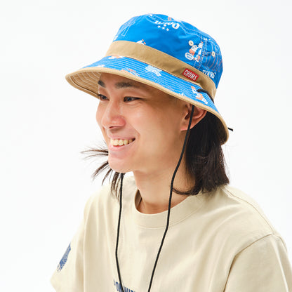 【ORION×CHUMSコラボ26SS】 リバーシブルハット BEIGE（ベージュ）【チャムスコラボ】