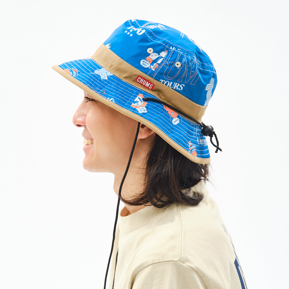 【ORION×CHUMSコラボ26SS】 リバーシブルハット BEIGE（ベージュ）【チャムスコラボ】