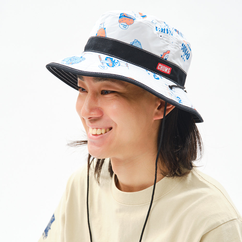 【ORION×CHUMSコラボ26SS】 リバーシブルハット BLACK（ブラック）【チャムスコラボ】