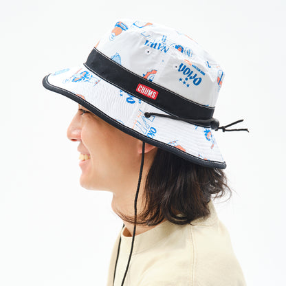 【ORION×CHUMSコラボ26SS】 リバーシブルハット BLACK（ブラック）【チャムスコラボ】