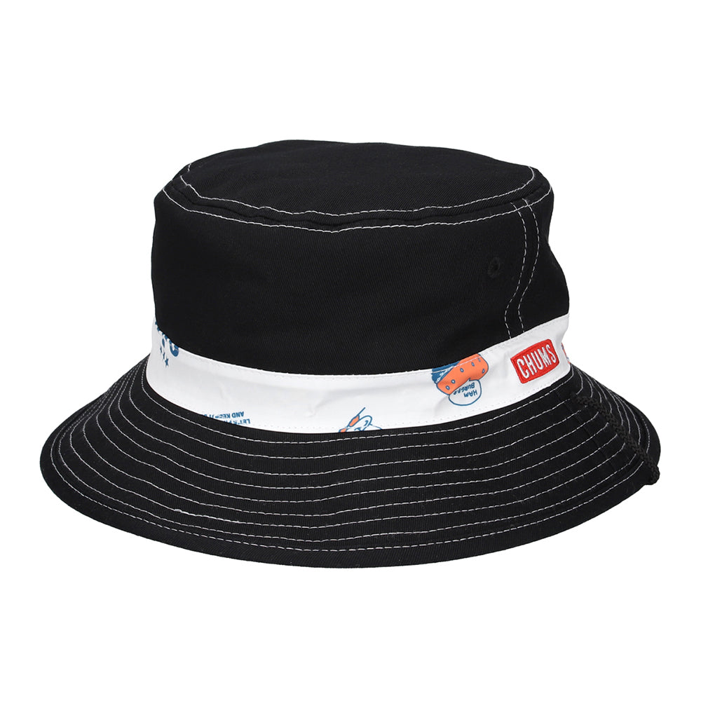 【ORION×CHUMSコラボ26SS】 リバーシブルハット BLACK（ブラック）【チャムスコラボ】