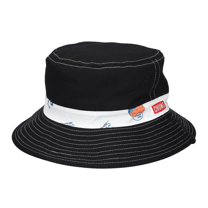 【ORION×CHUMSコラボ26SS】 リバーシブルハット BLACK（ブラック）【チャムスコラボ】