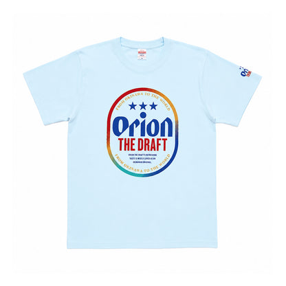 オリオン ザ・ドラフト缶 Tシャツ：ライトブルー