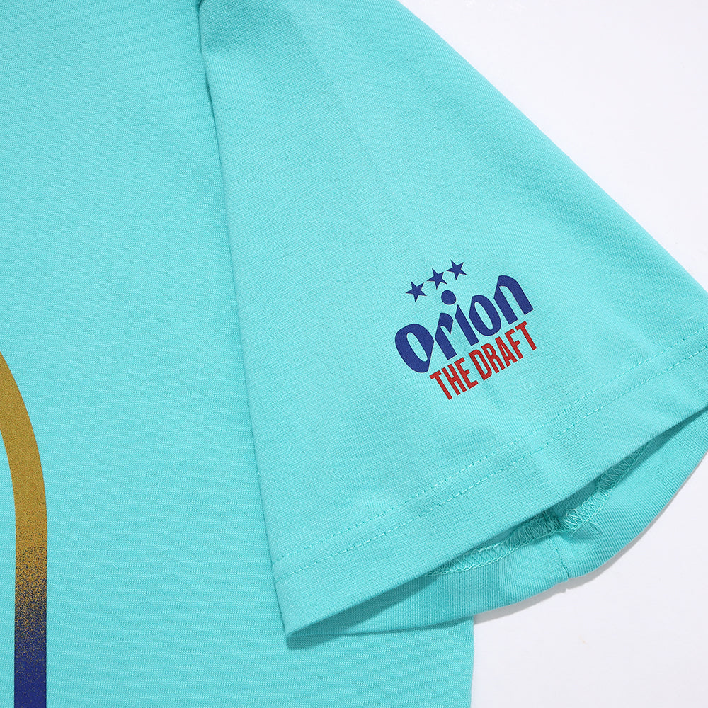 オリオン ザ・ドラフト缶 Tシャツ：ライムグリーン