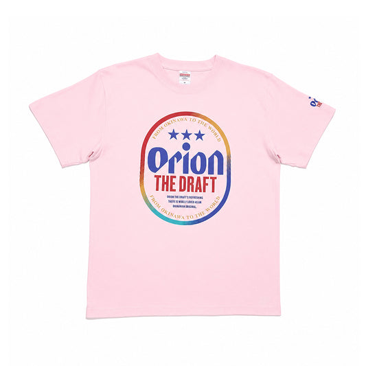 オリオン ザ・ドラフト缶 Tシャツ：ライトピンク